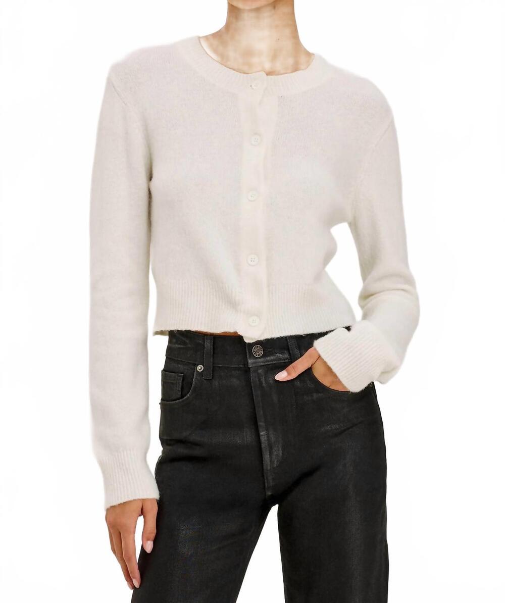 NEW RAILS matilda cardigan in ivory